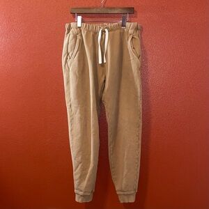 Merz B. Schwanen Men’s Good Basics Tan Jogger The Bear Drawstring Sweatpants